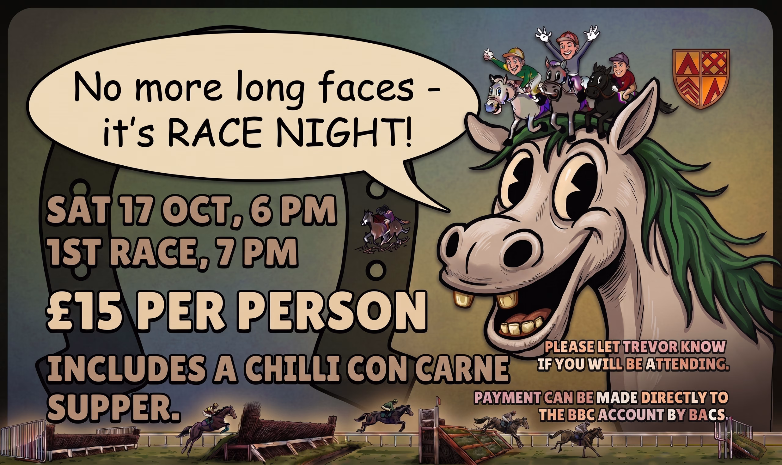 Bletchingley Bowling Club - Race Night - Sat 17th October 6pm